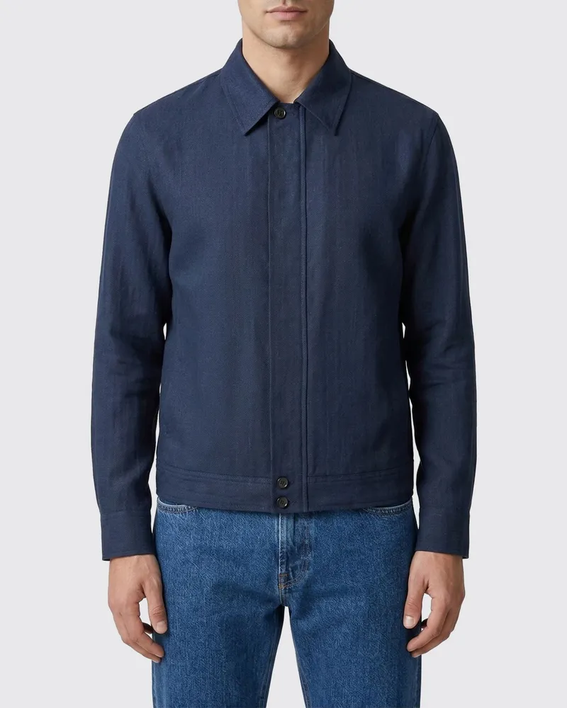 Brioni Jacke herren Blau
