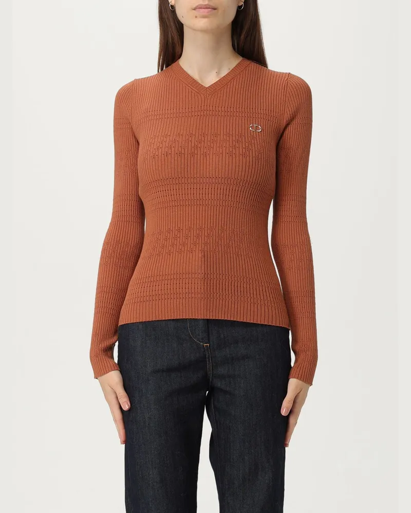 Twin-Set Pullover damen Rostbraun