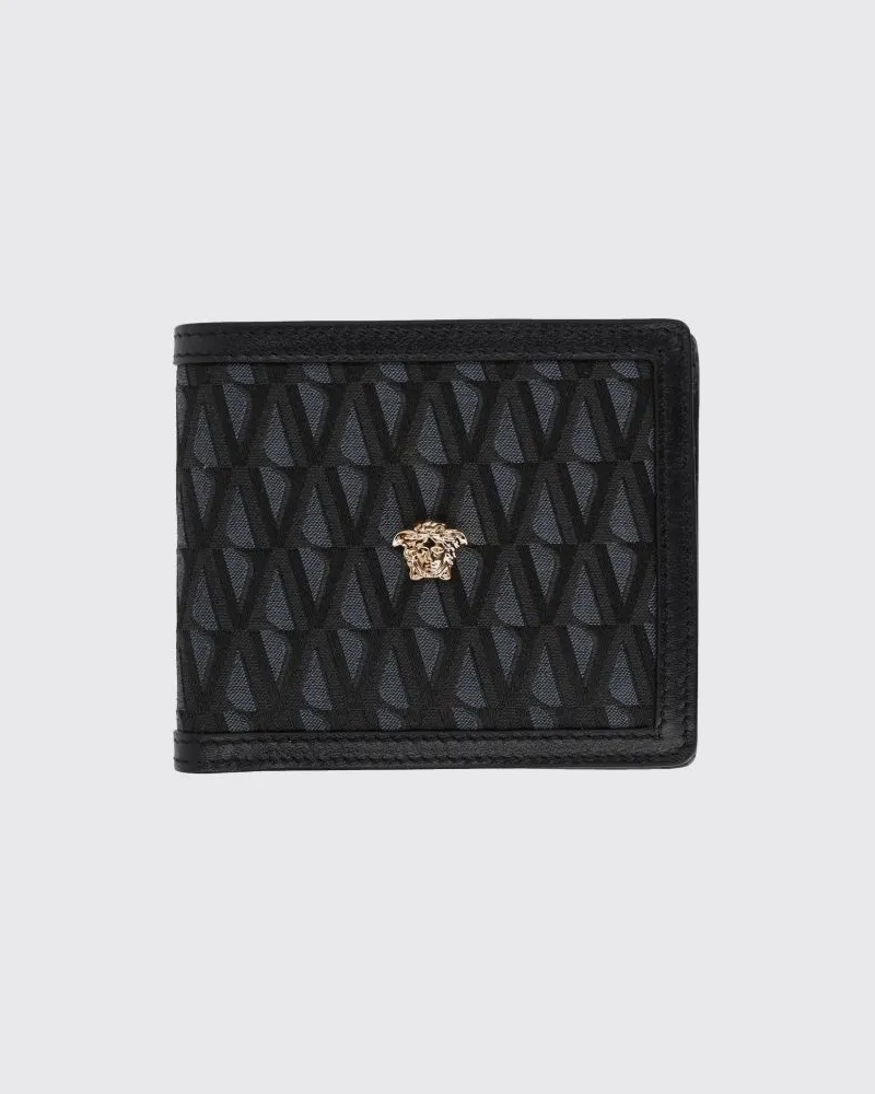 Versace Portemonnaie herren Schwarz