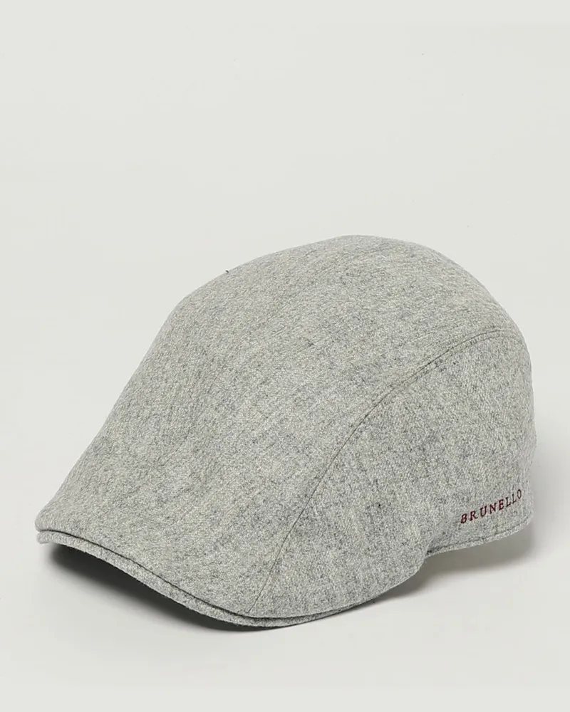 Brunello Cucinelli Hut herren Grau