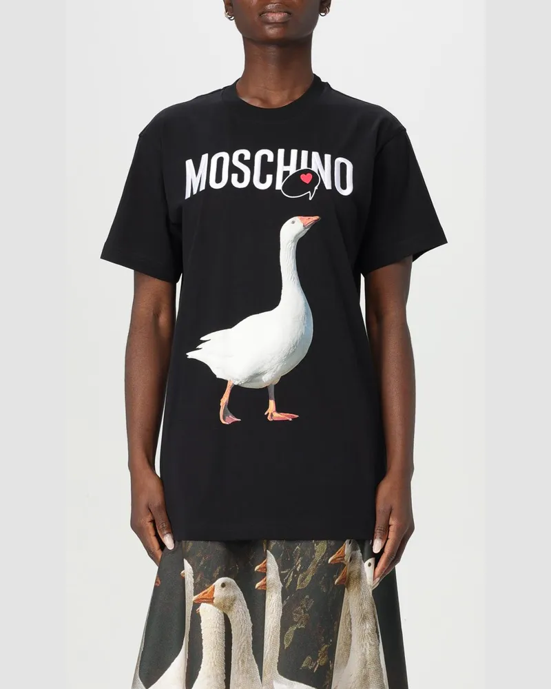 Moschino T-shirt damen Schwarz