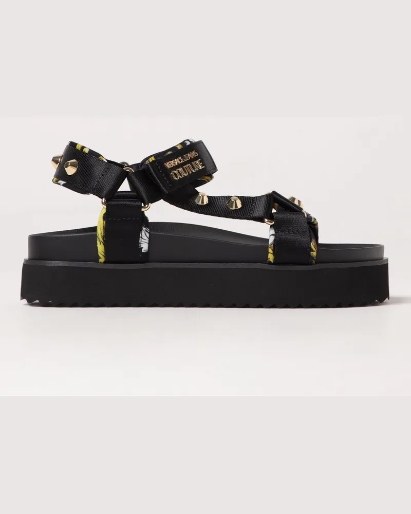 Versace Jeans Flache sandalen damen Schwarz
