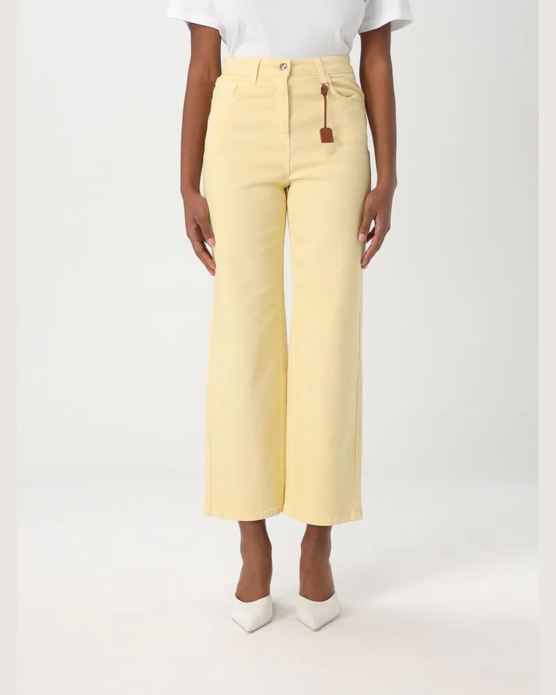 Elisabetta Franchi Jeans damen Gelb
