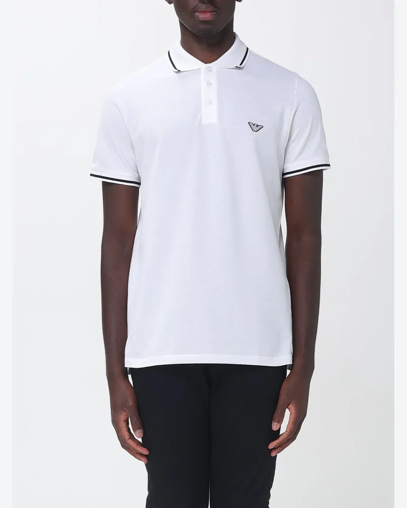 Emporio Armani Polo herren Weiß