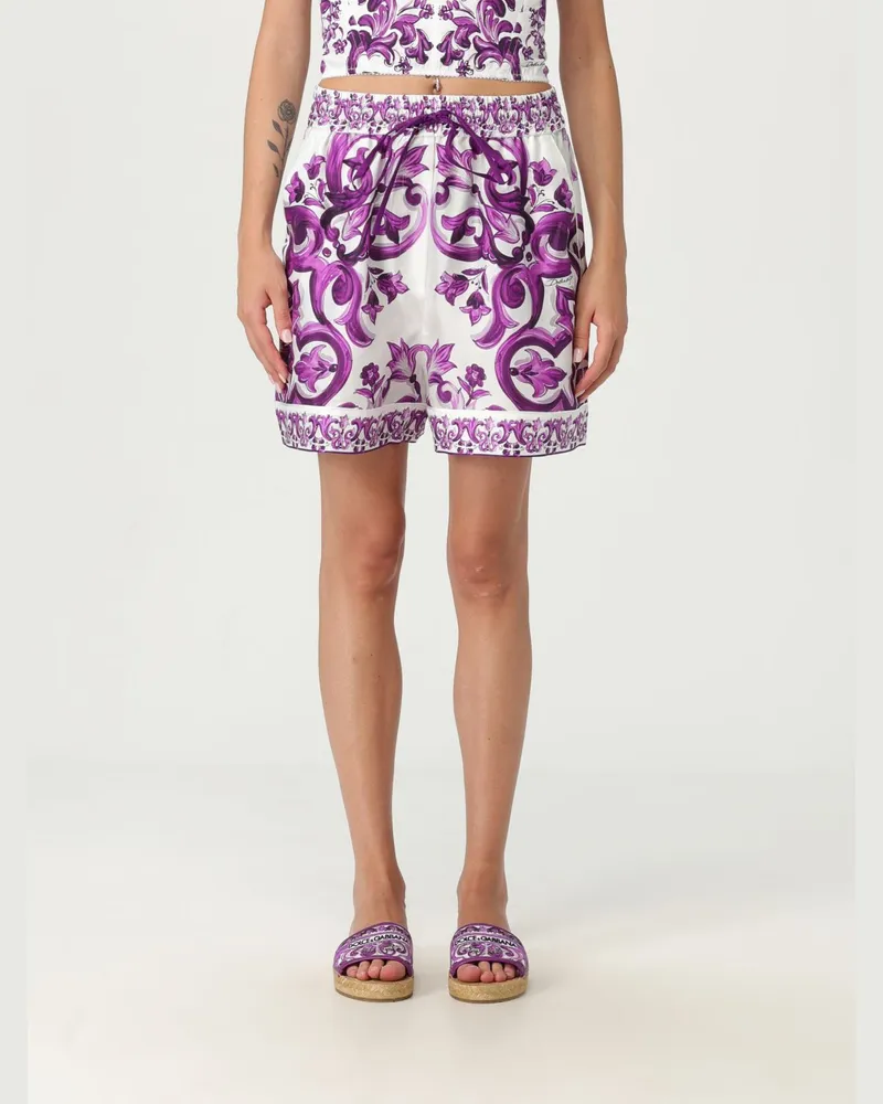 Dolce & Gabbana Shorts damen Dolce & Gabbana Violett