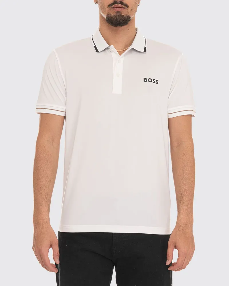 HUGO BOSS Polo herren Weiß
