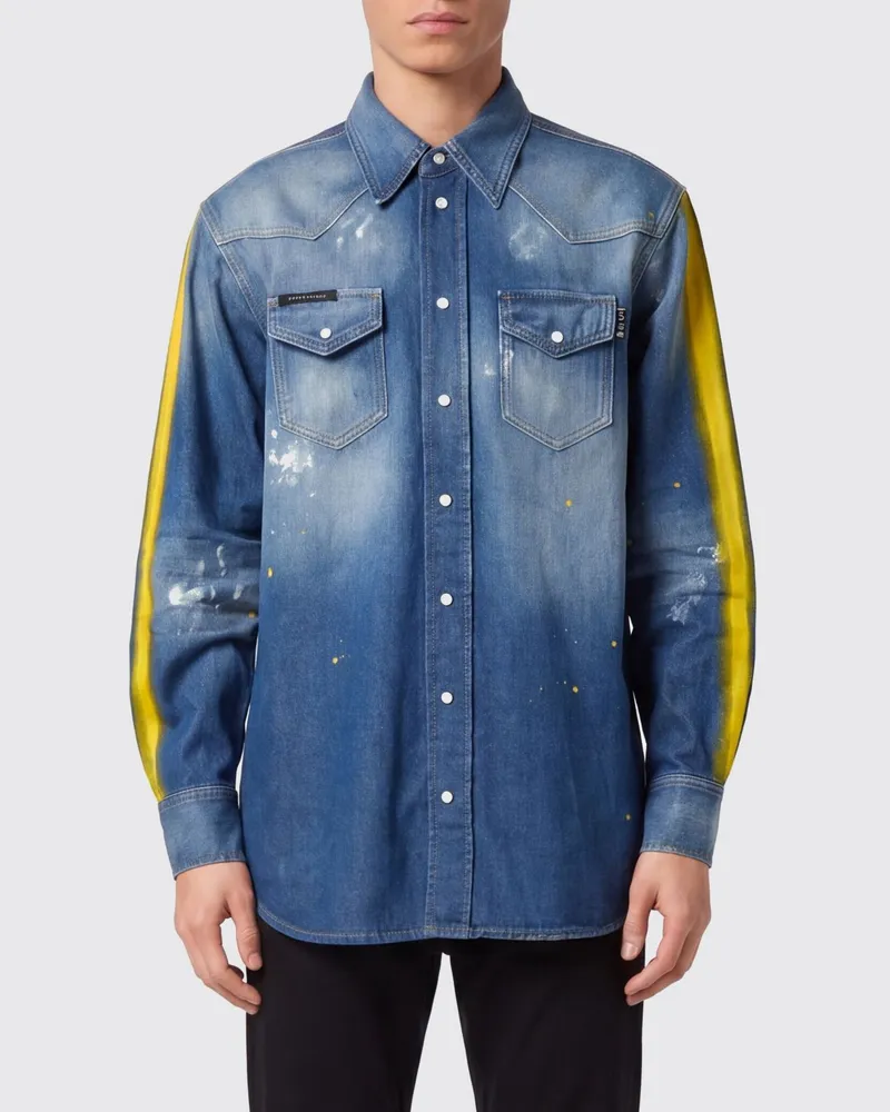 Philipp Plein Hemd herren Denim