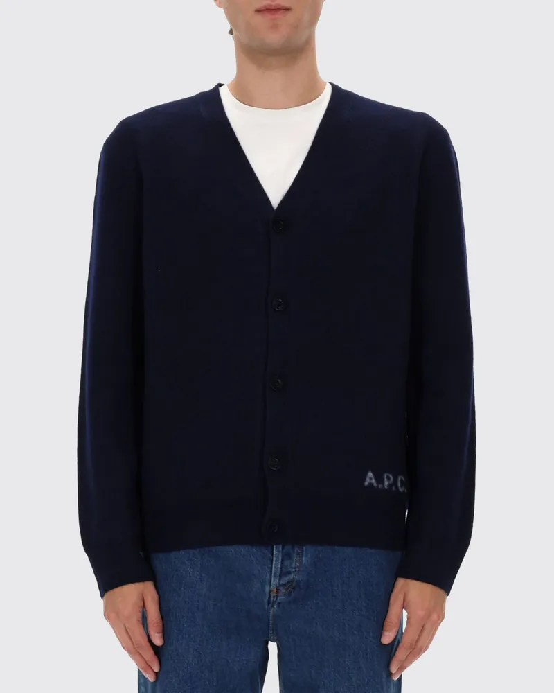 A.P.C. Pullover herren Blau