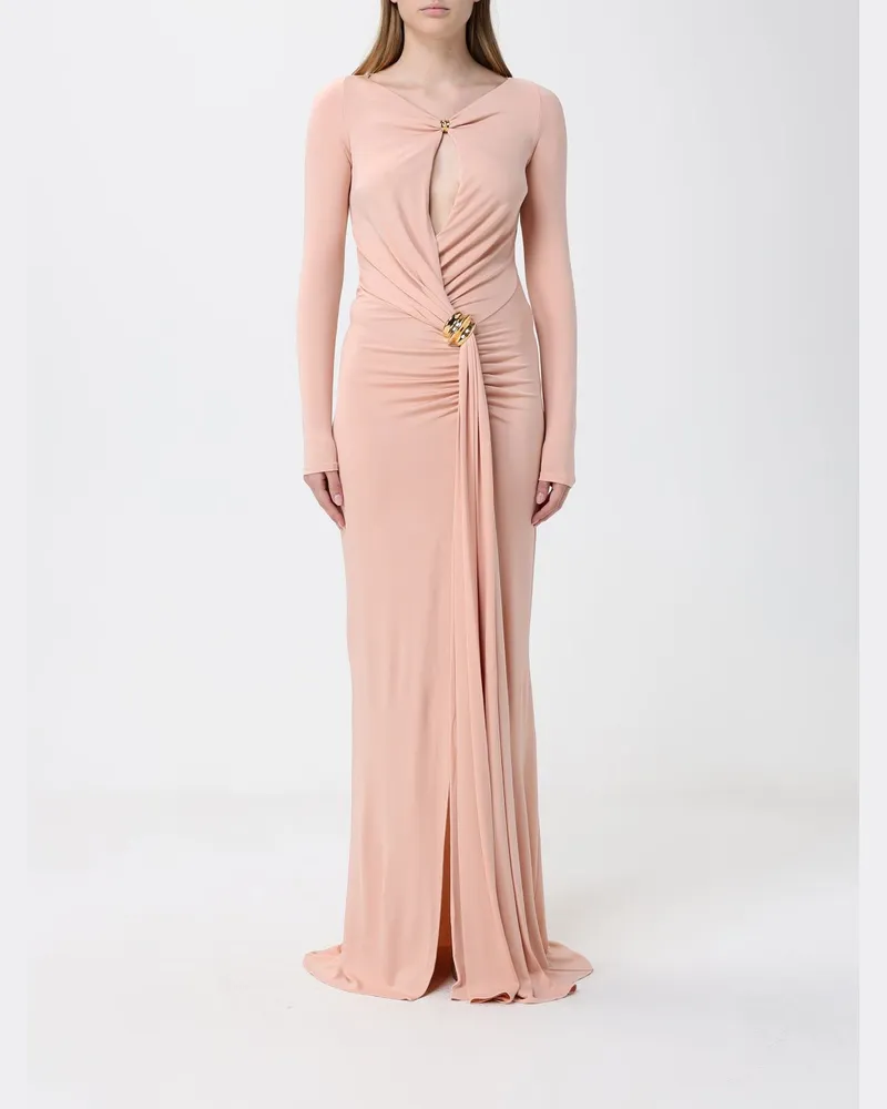 Elisabetta Franchi Stretch-Jerseykleid Nude