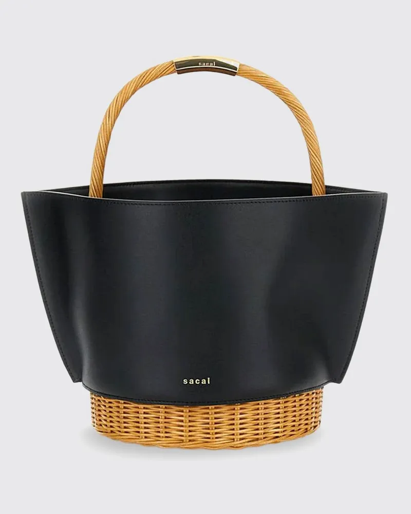 Sacai Schultertasche damen Schwarz