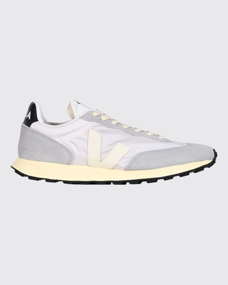 VEJA Rio Branco II Lite Sneaker aus zweifarbigem Wildleder und Nolyn-Leder Grau