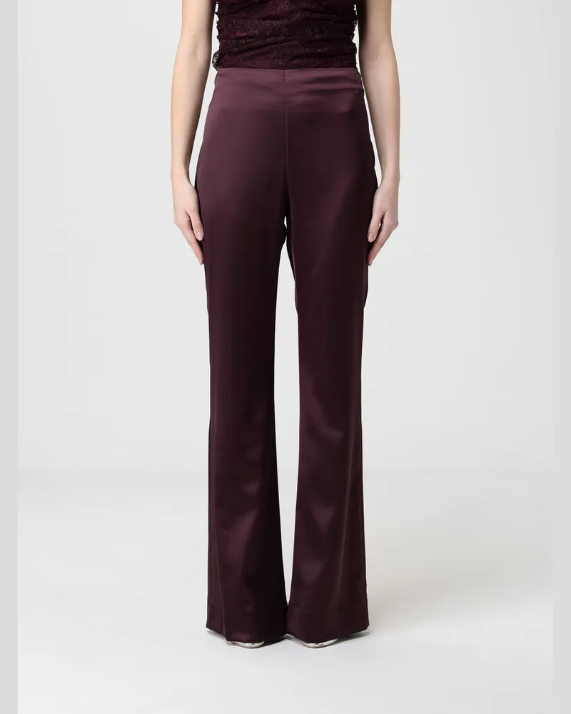 Pinko Hose damen Burgunderrot
