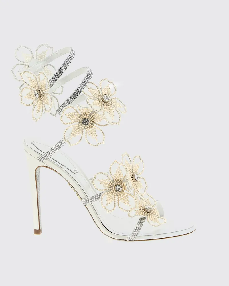 René Caovilla Flache sandalen damen Weiß