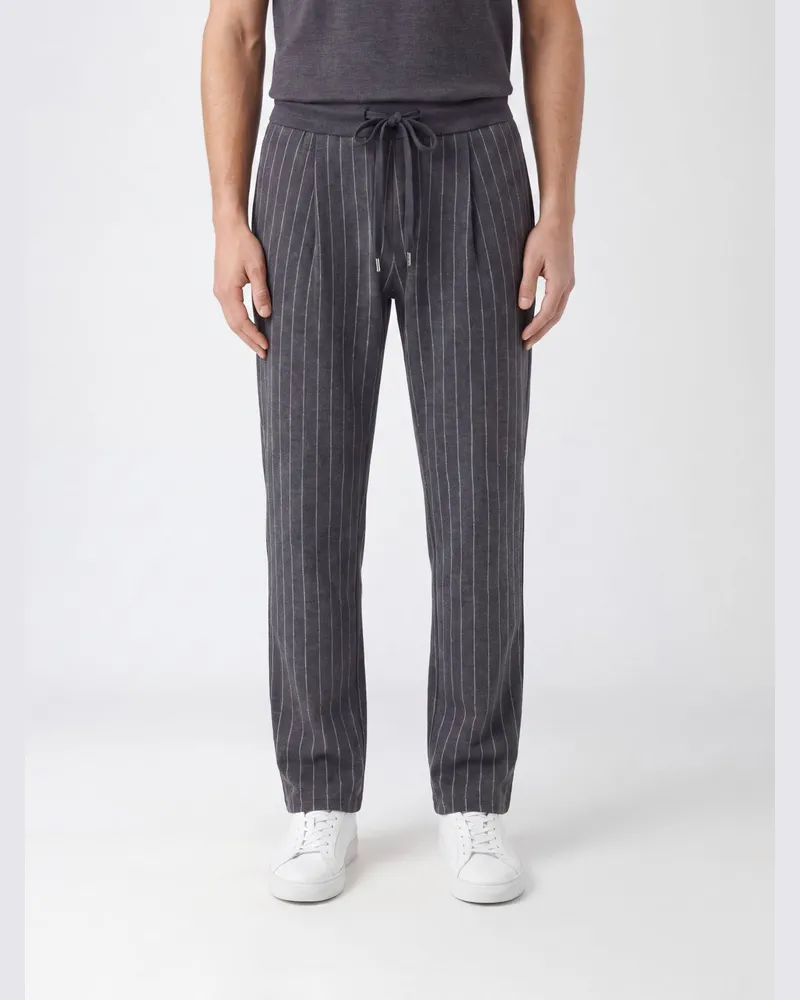 Herno Hose herren Stahl