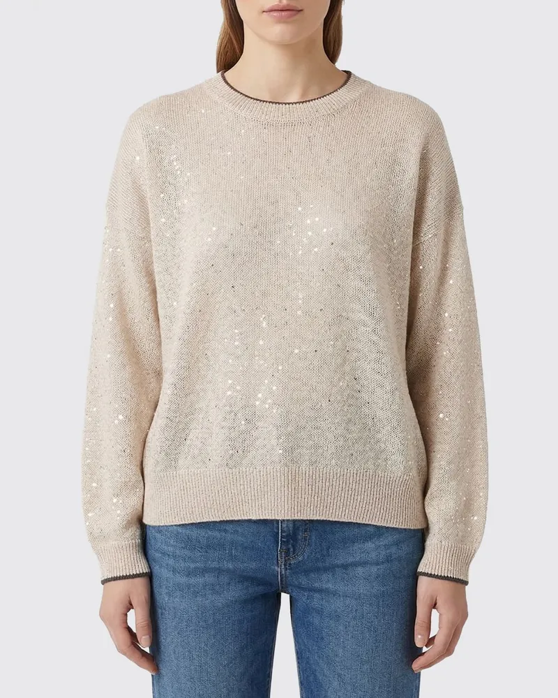 Brunello Cucinelli Pullover damen Nude