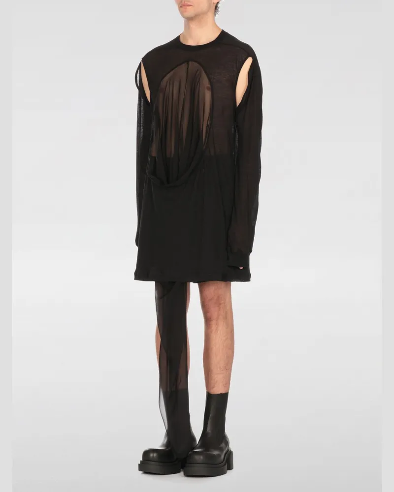 Rick Owens T-shirt herren Schwarz