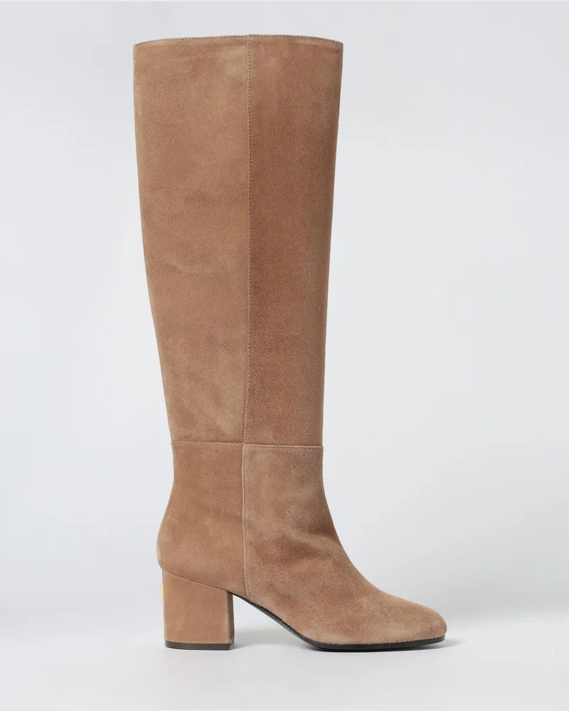 Via Roma 15 Flache stiefeletten damen Beige