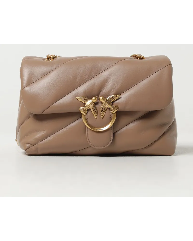 Pinko Schultertasche damen Beige