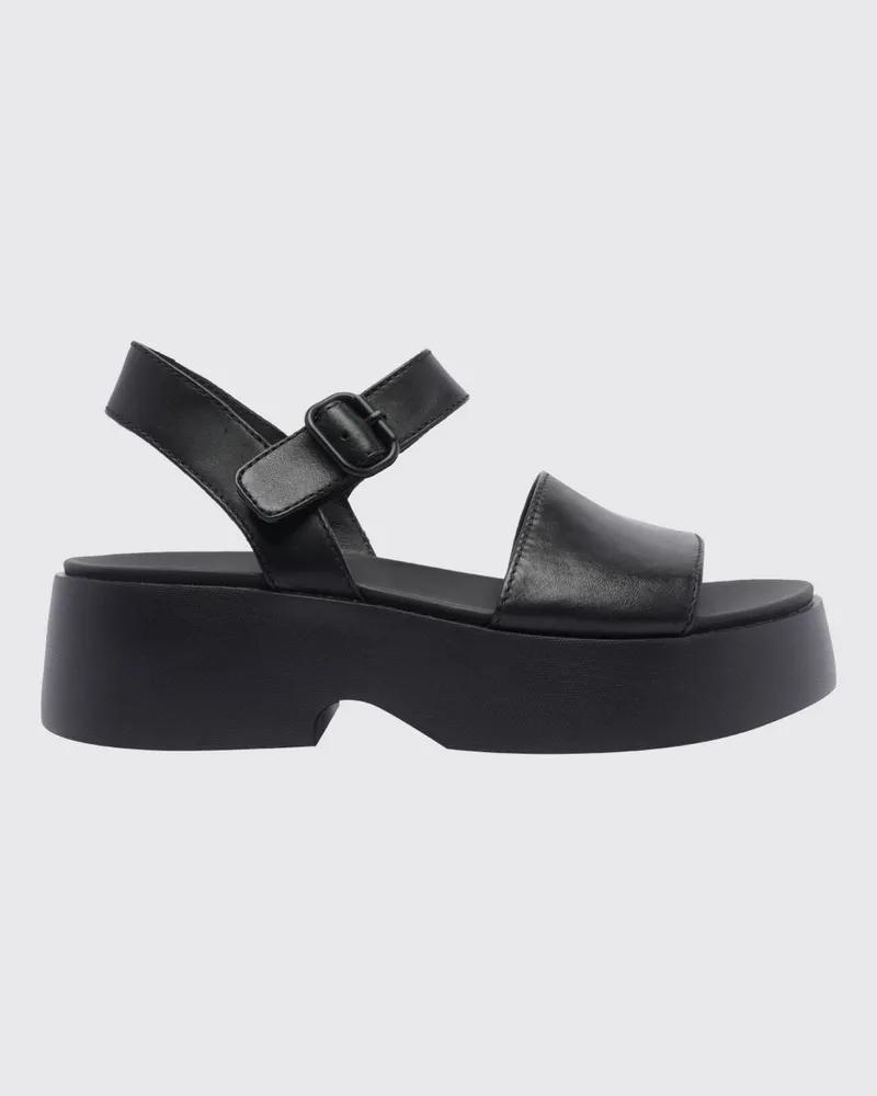 Camper Sandalen mit absatz damen Schwarz