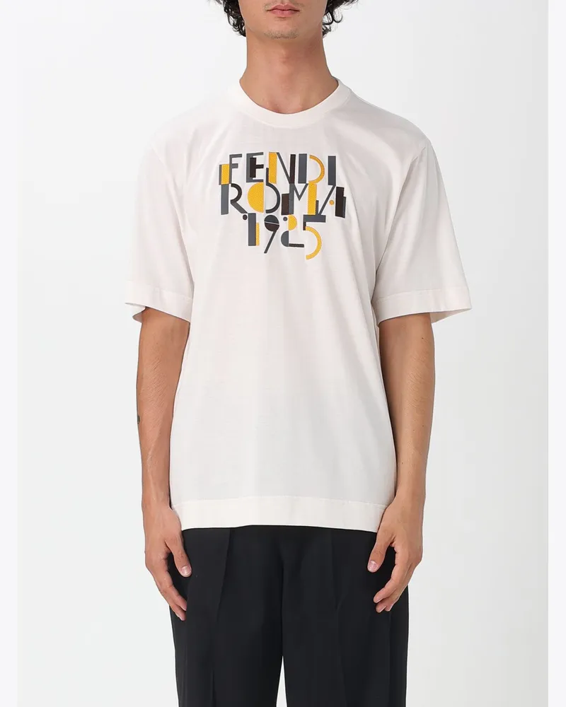 Fendi T-shirt herren Weiß
