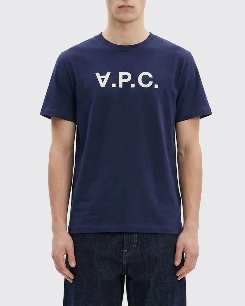 A.P.C. T-shirt herren Blau