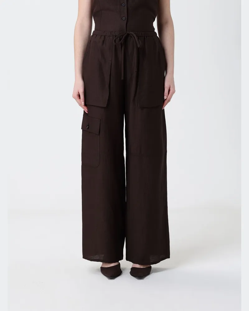 TELA Hose damen Braun