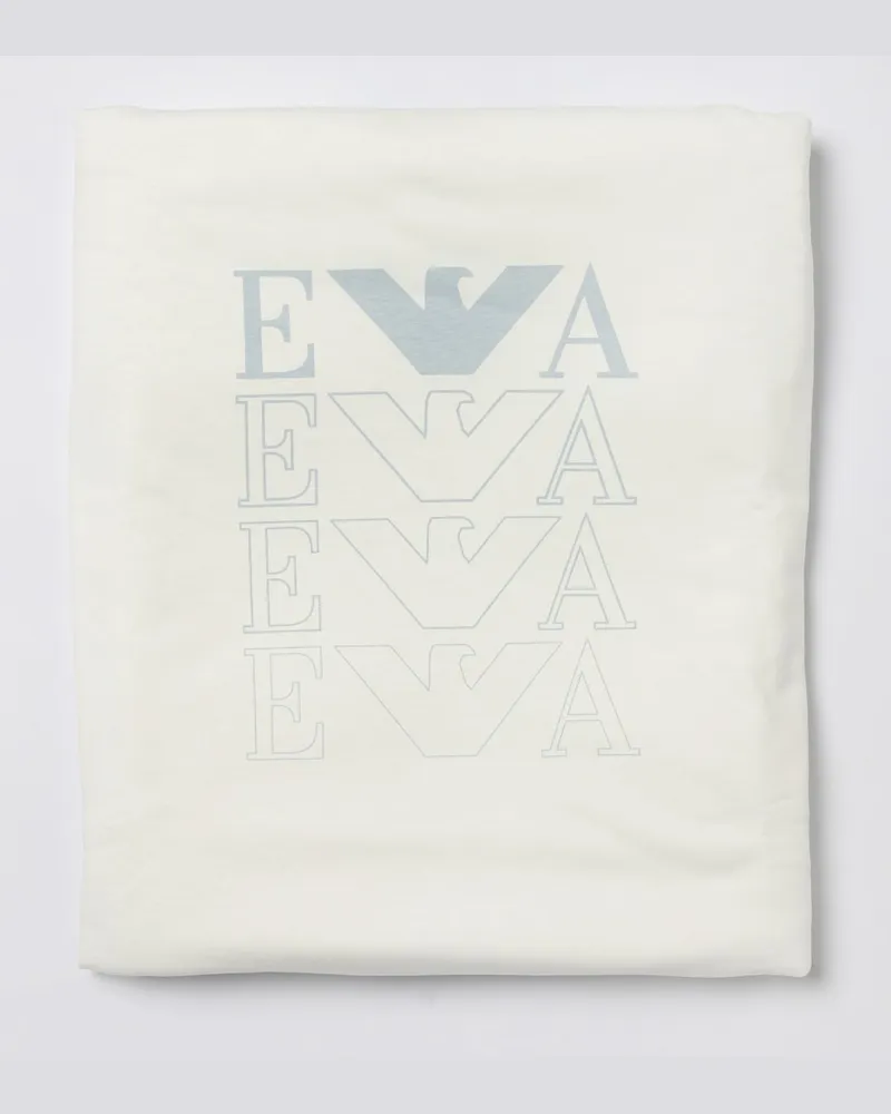 Emporio Armani Bettwäsche und decken lifestyle Hellblau