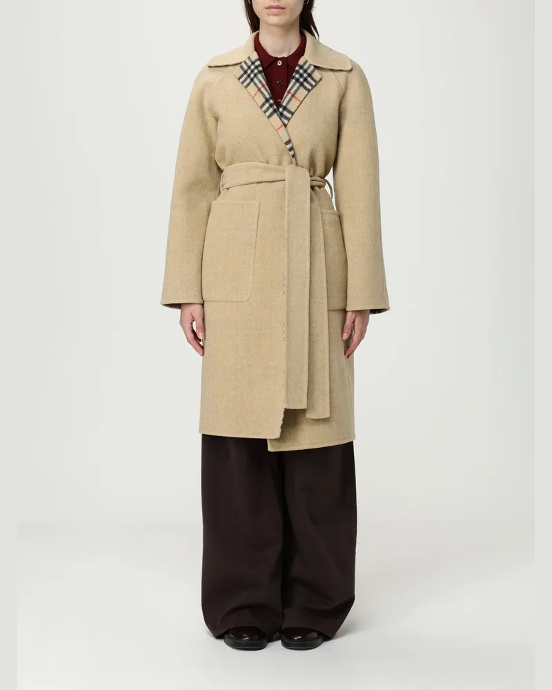 Burberry Mantel damen Sand