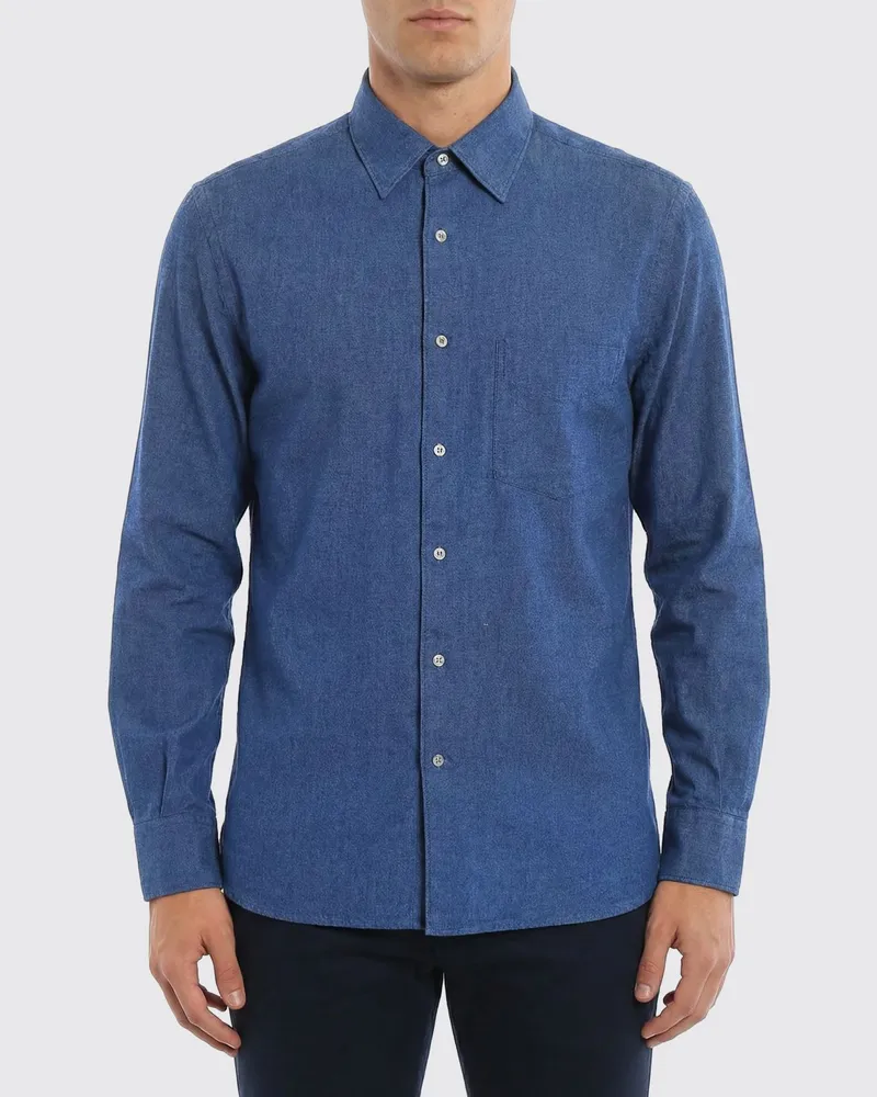 ASPESI Hemd herren Blau