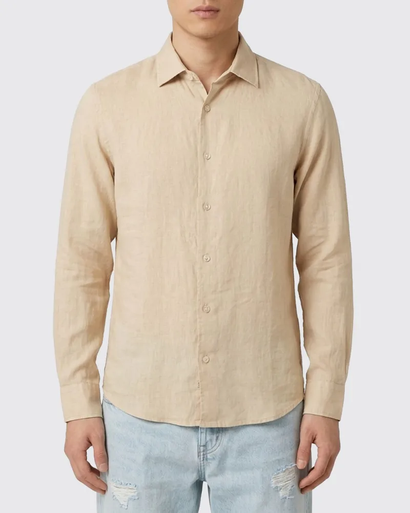 MC2 Saint Barth Leinenhemd Beige