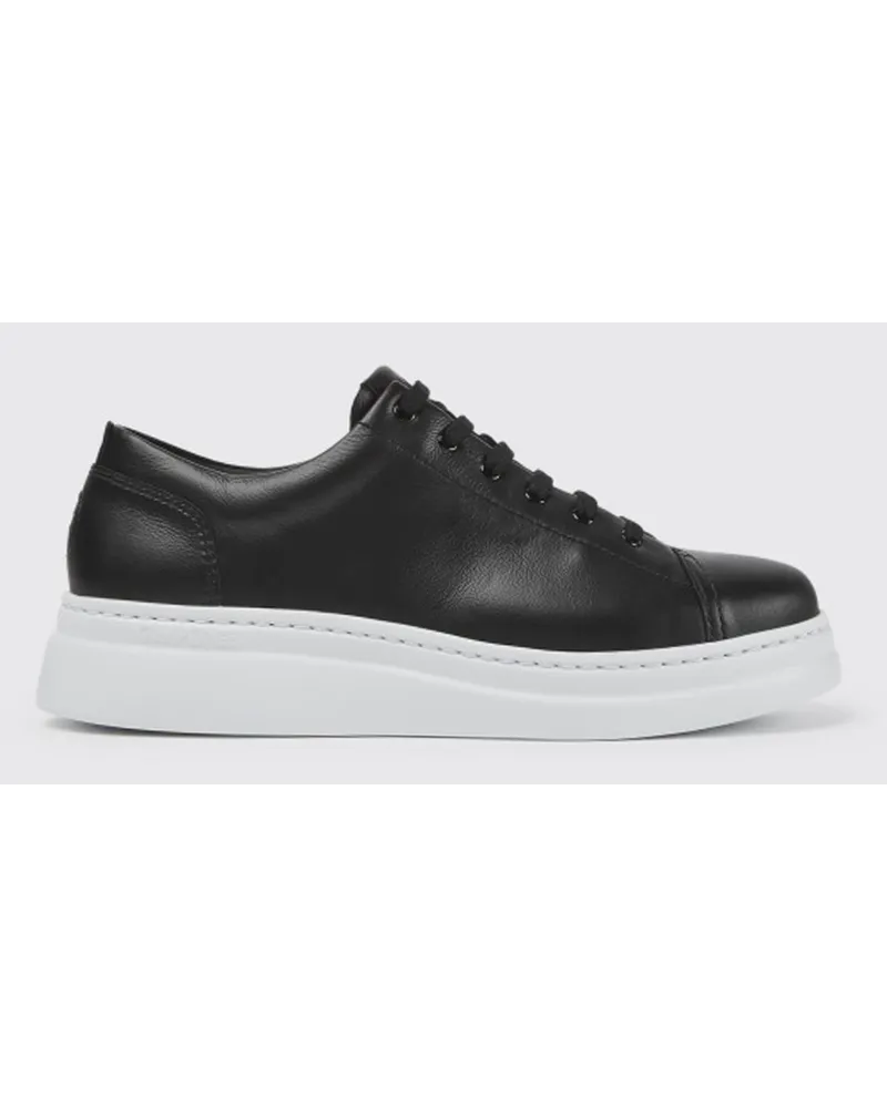Camper Runner Up Sneakers aus Kalbsleder Schwarz