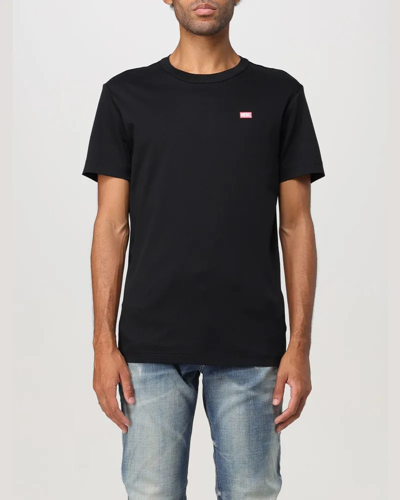 Diesel T-shirt herren Schwarz