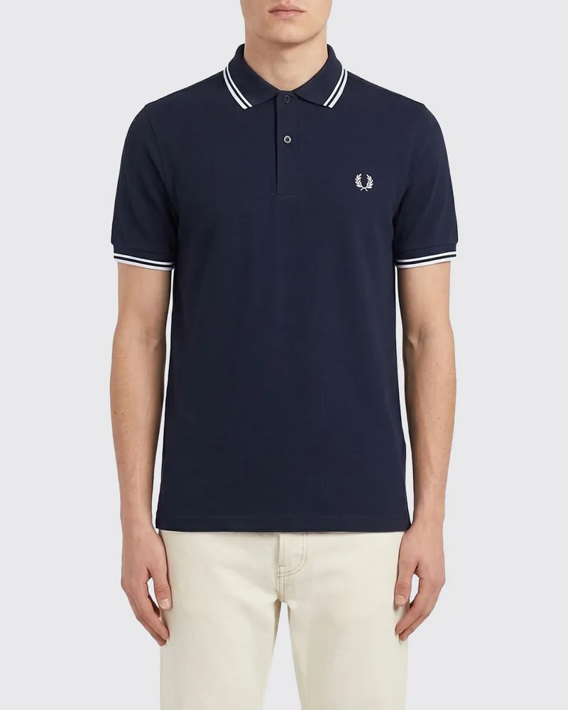 Fred Perry Polo herren Blau