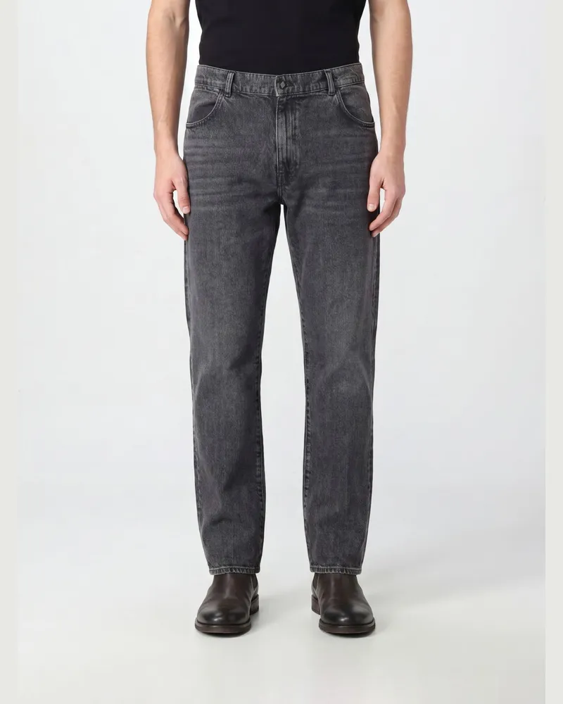 Amish Straight Jeans aus Denim Schwarz