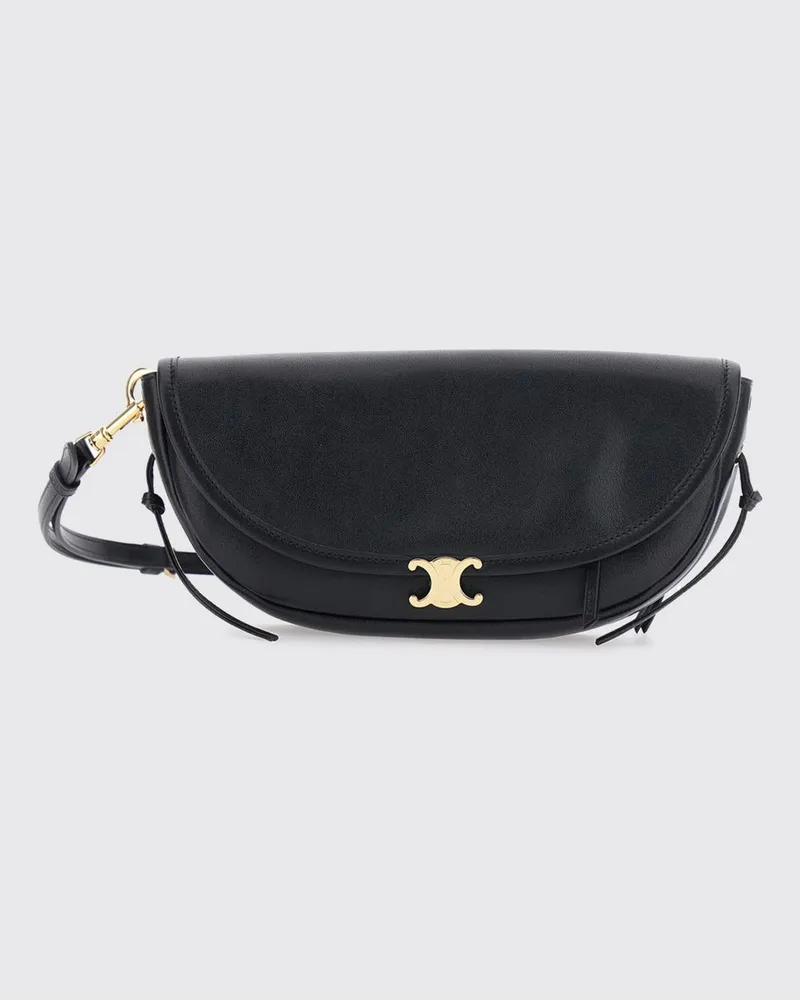 Celine Schultertasche damen Schwarz