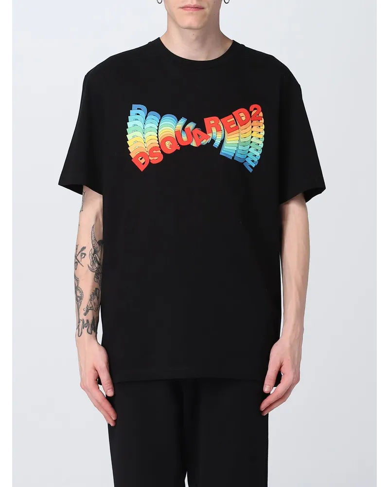 Dsquared2 T-shirt herren Schwarz