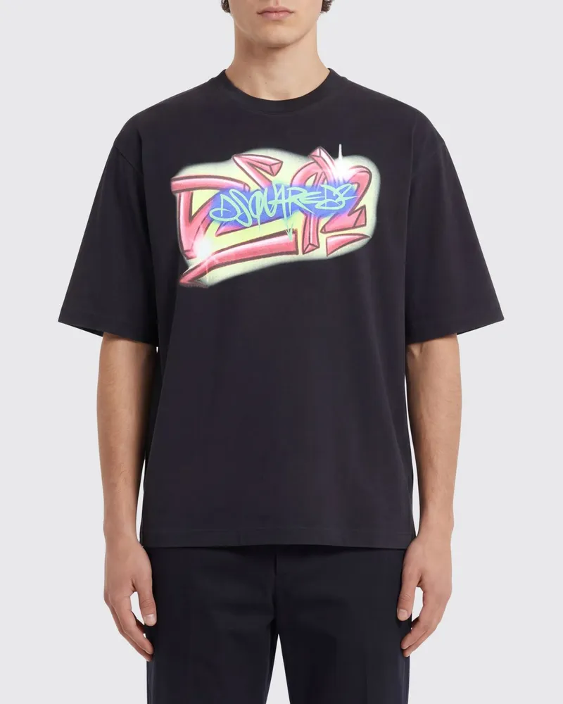 Dsquared2 T-shirt herren Schwarz