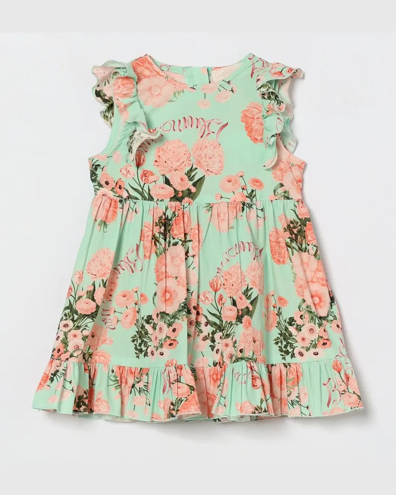 Blumarine Baumwollkleid mit Blumenprint Bunt