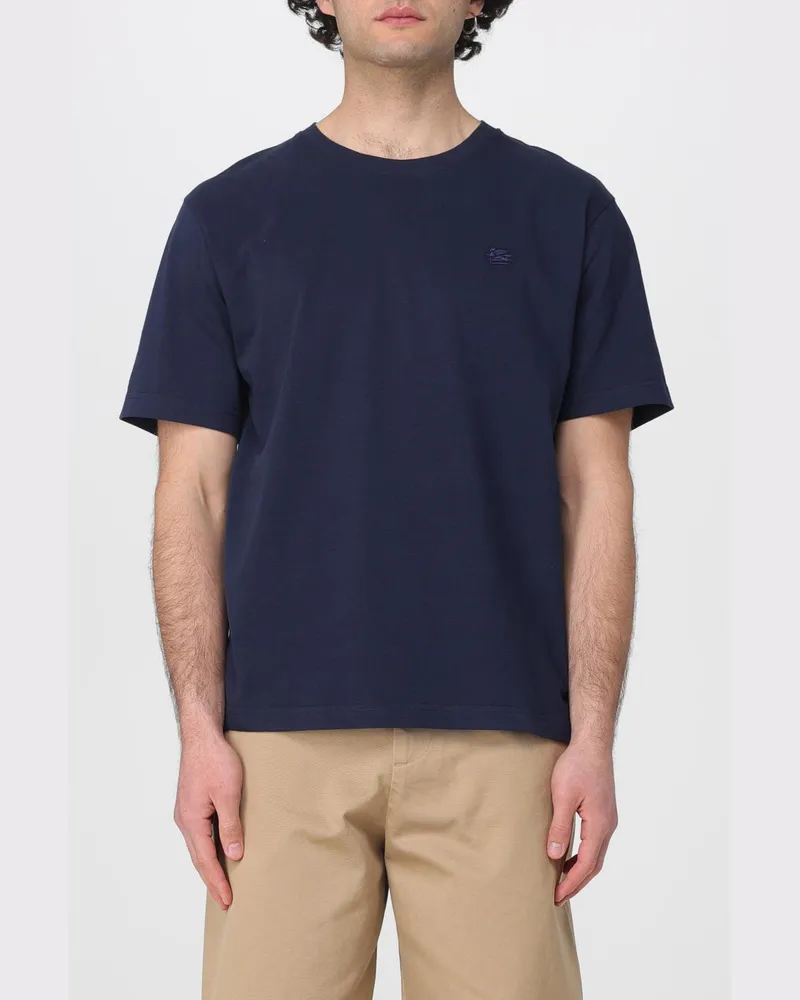 Etro T-shirt herren Blau