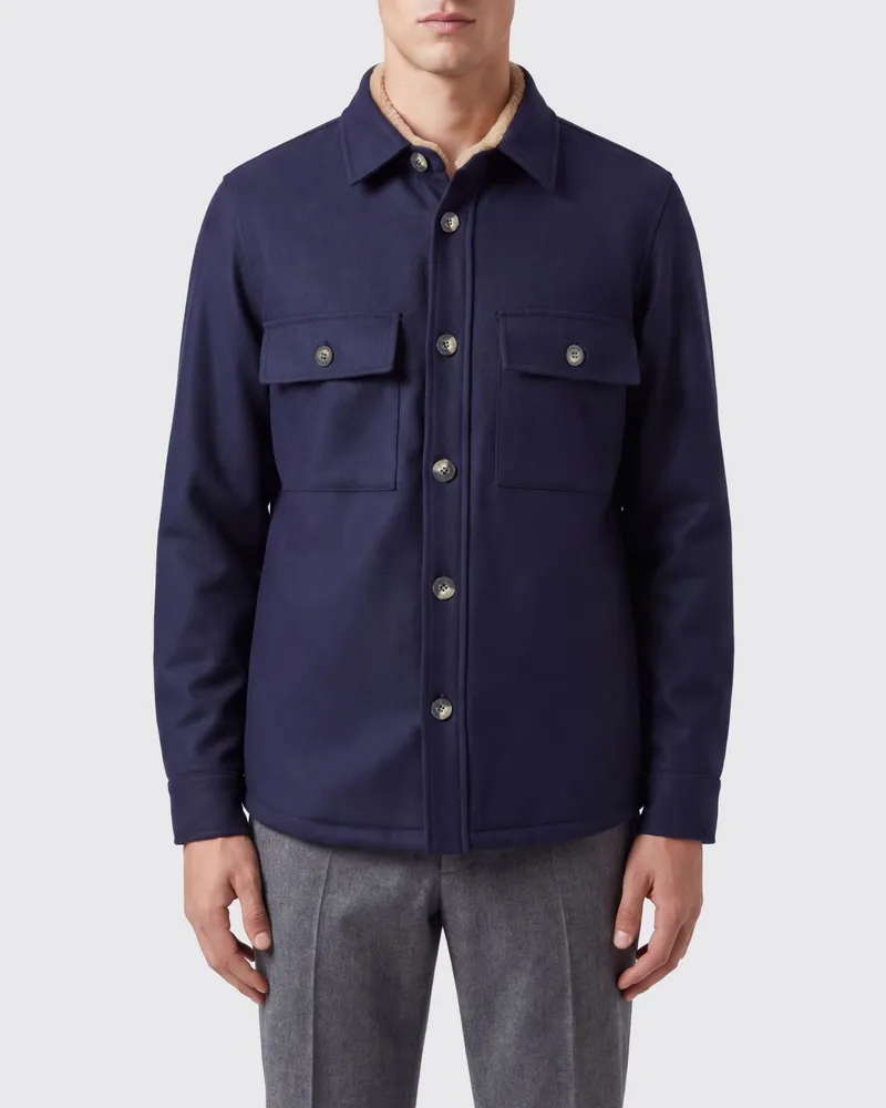 Jacob Cohën Jacke herren Blau