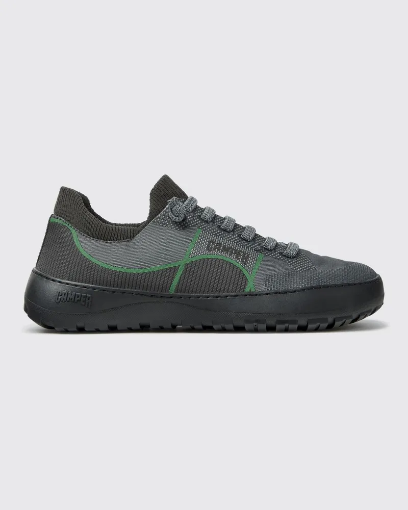 Camper Zweifarbige Peu Serra Slip-On-Sneaker aus recyceltem PET mit Vibram-Sohle Grau