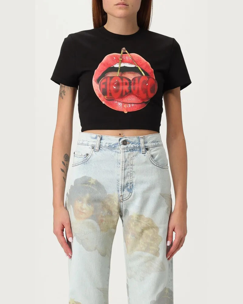 Fiorucci T-shirt damen Schwarz