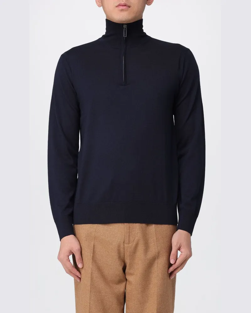Paolo Pecora Milano Pullover herren Blau