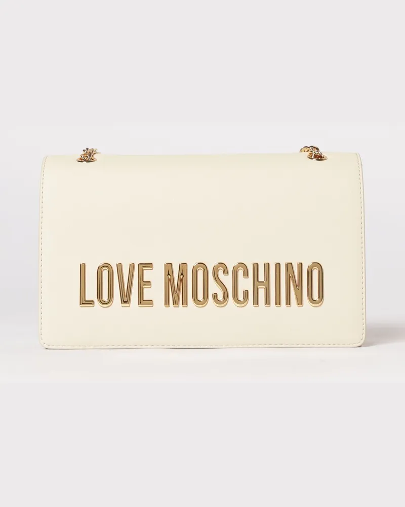 Moschino Schultertasche damen Ivory