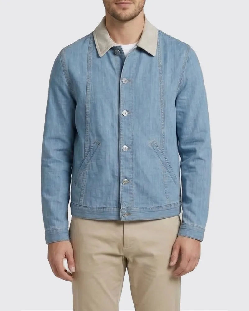 Brunello Cucinelli Jacke herren Blau