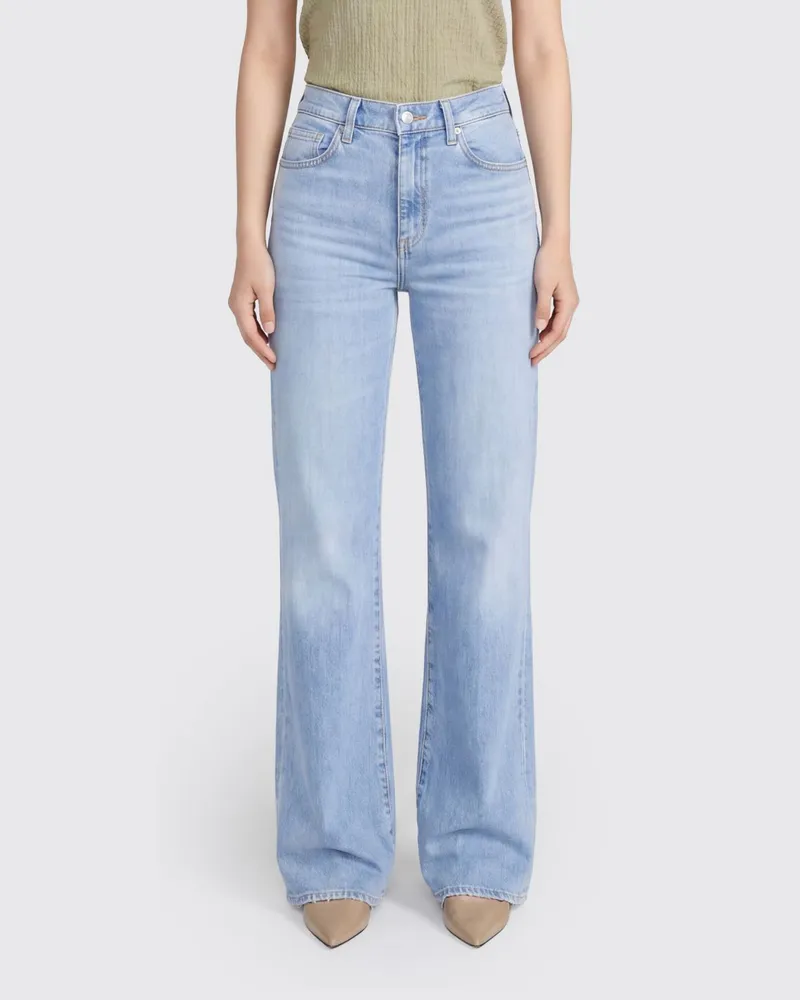 Frame Denim The Stroll Palazzo Jeans aus Denim Denim