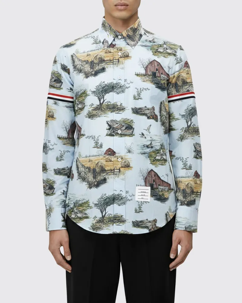 Thom Browne Pullover herren Hellblau