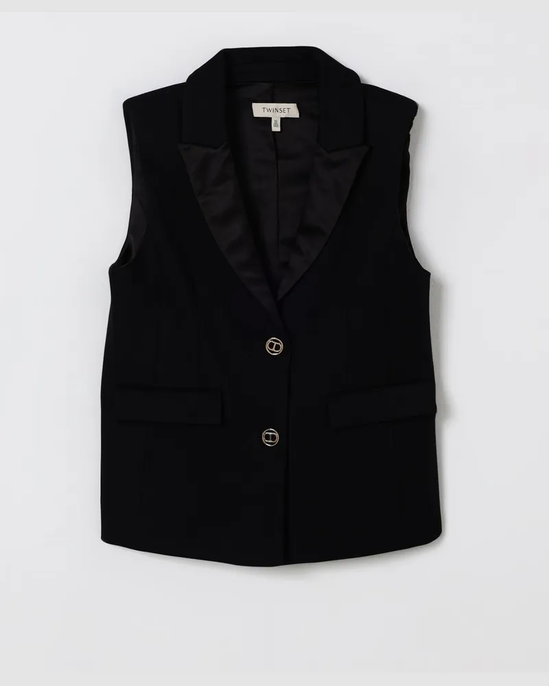 Twin-Set Gilet kinder Schwarz
