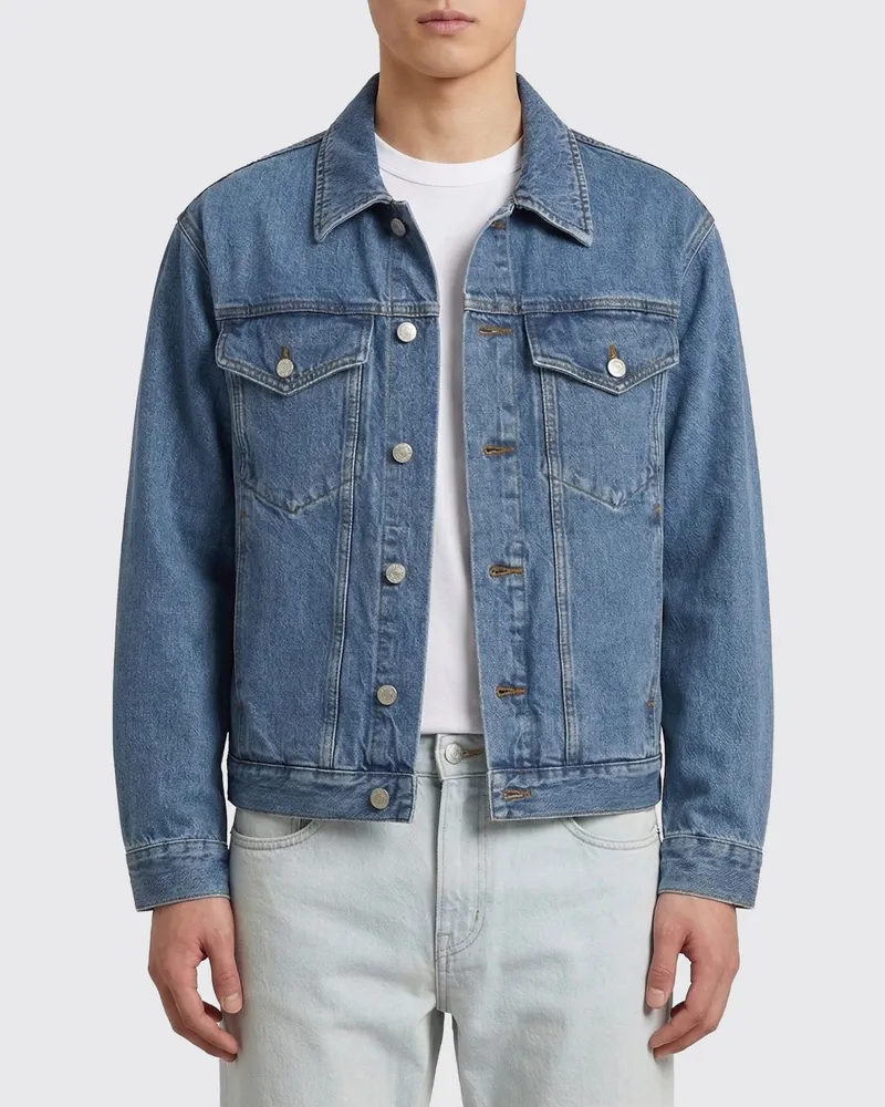 Dries van Noten Jacke herren Blau