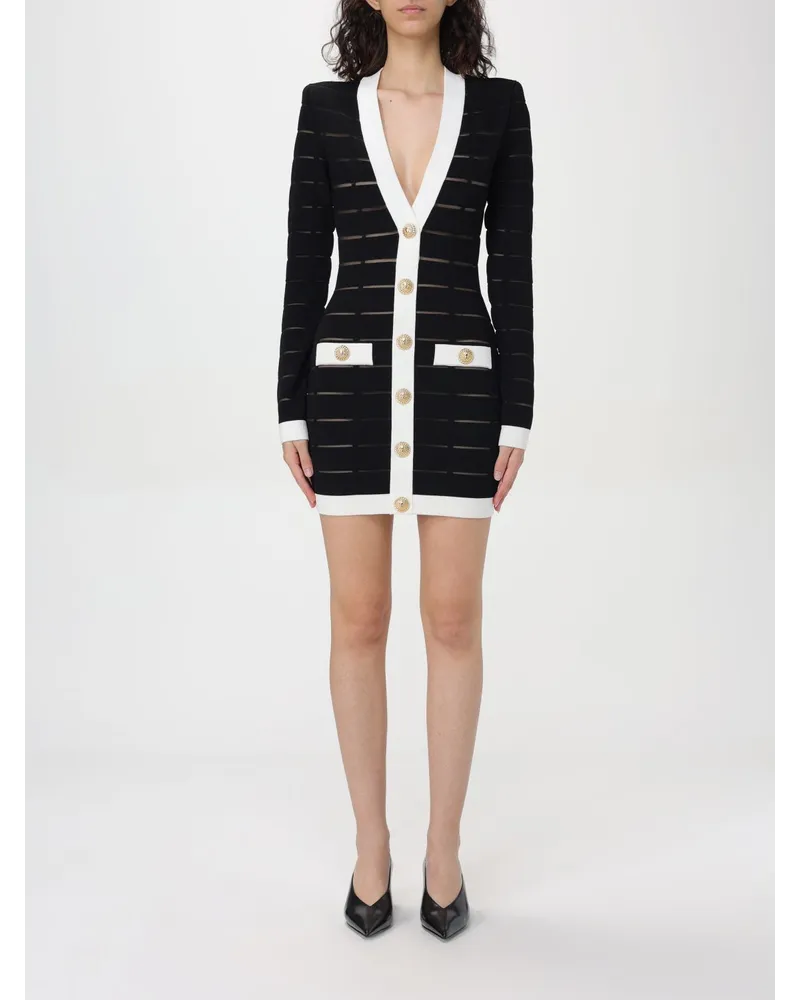 Balmain Kleider damen Weiß